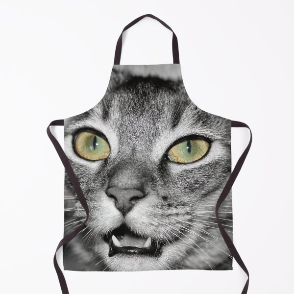 Item preview, Chausie cat in black and white designed and sold by Kacharava.