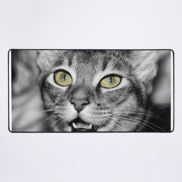 Item preview, Chausie cat in black and white designed and sold by Kacharava.
