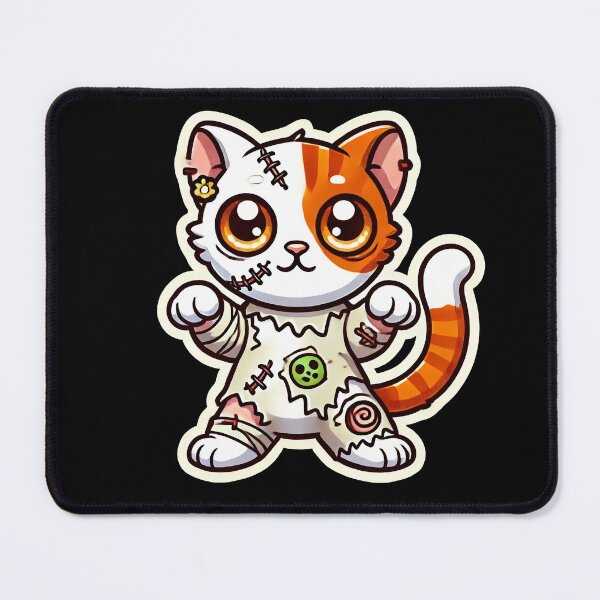 Item preview, Cute Zombie Cat in Halloween costume Trick-or-treat! designed and sold by Rodim91.