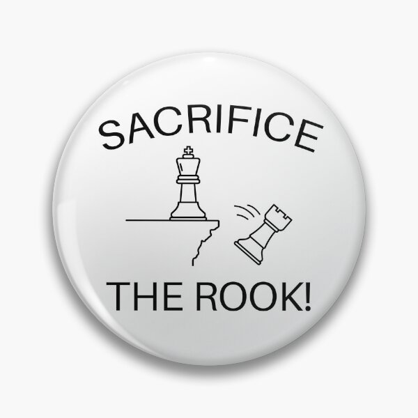 Item preview, Sacrifice the rook! - Funny chess quote designed and sold by felixpauli.