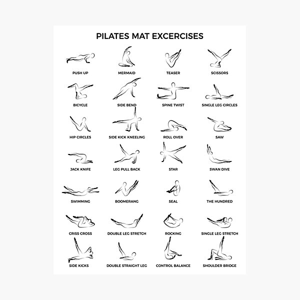 Item preview, Pilates mat exercises designed and sold by sashica.
