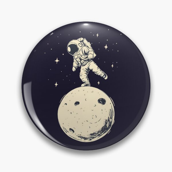 Item preview, Astronaut on a small moon designed and sold by GGZebra.
