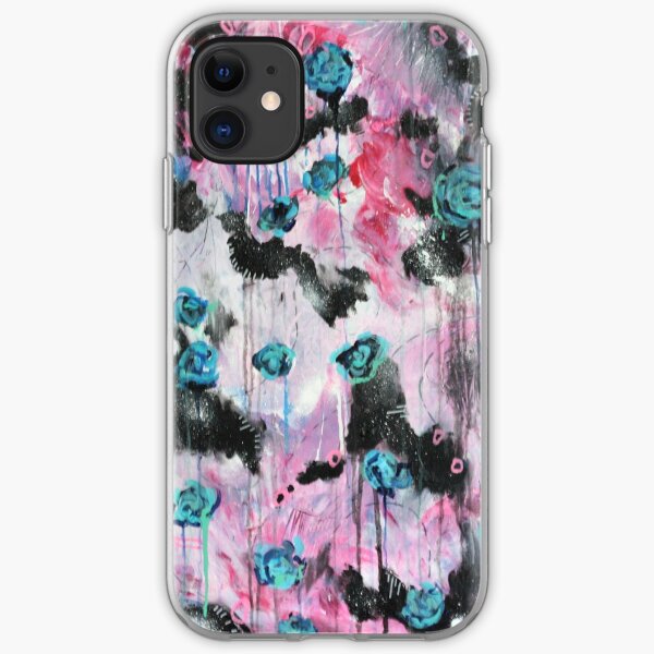 Spiraling roses iPhone Soft Case