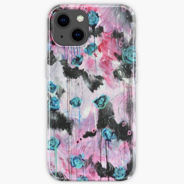 Spiraling roses iPhone Soft Case