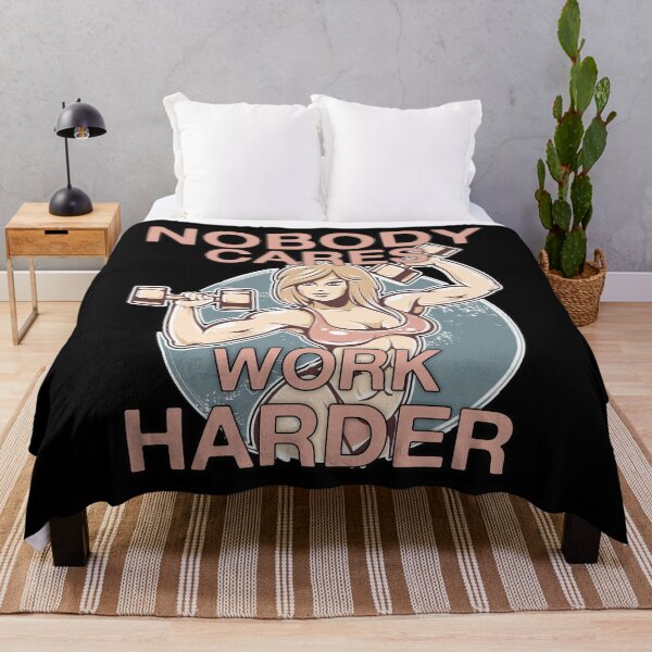 Item preview, Bodybuilding Motivational Fitness Nobody Cares Work Harder designed and sold by FYS-Arte-Style.