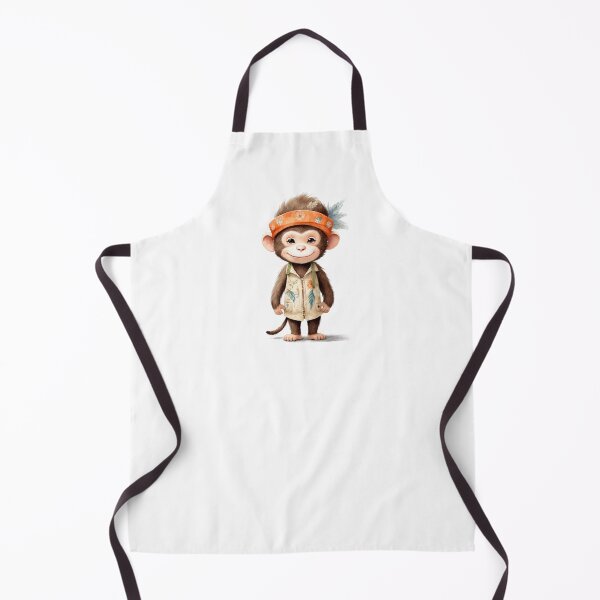 Item preview, Cute monkey in boho outfit   designed and sold by Victoria Riabov.