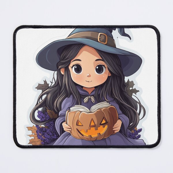 Item preview, Adorable Witch with Pumpkins book designed and sold by Creet-Design.