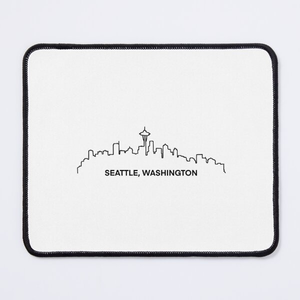 Item preview, Seattle Washington Skyline designed and sold by delmarvastickers.