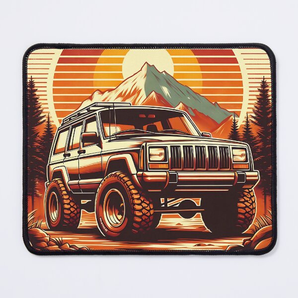 Item preview, Cherokee XJ 4x4 USA offroad Vintage old school vehicle designed and sold by Off-Road-Zone.