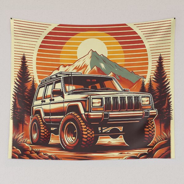 Item preview, Cherokee XJ 4x4 USA offroad Vintage old school vehicle  designed and sold by Off-Road-Zone.