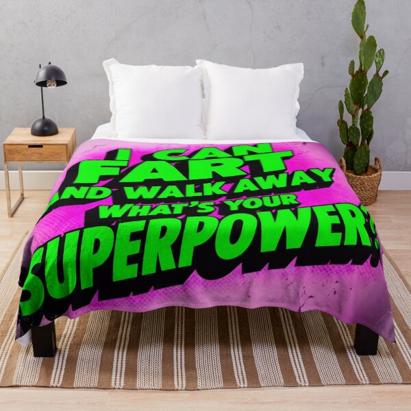 Item preview, I Can Fart And Walk Away What's Your Superpower? Funny Joke designed and sold by TheArtOfPat.