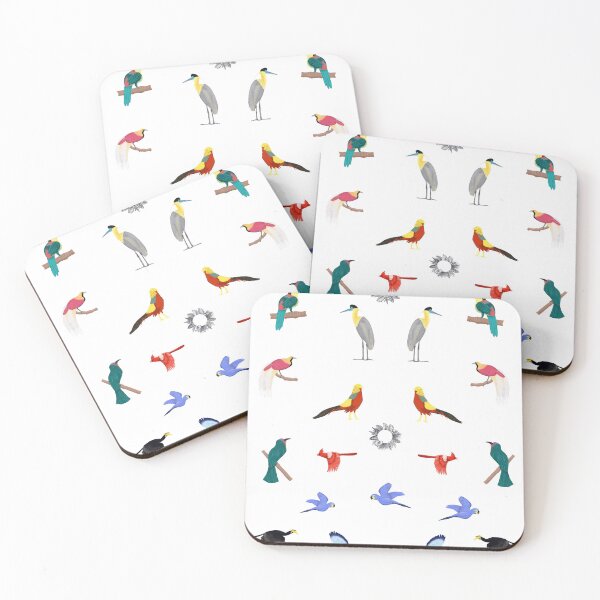 Item preview, exotic birds pastel oil art  designed and sold by Anna Sacha.