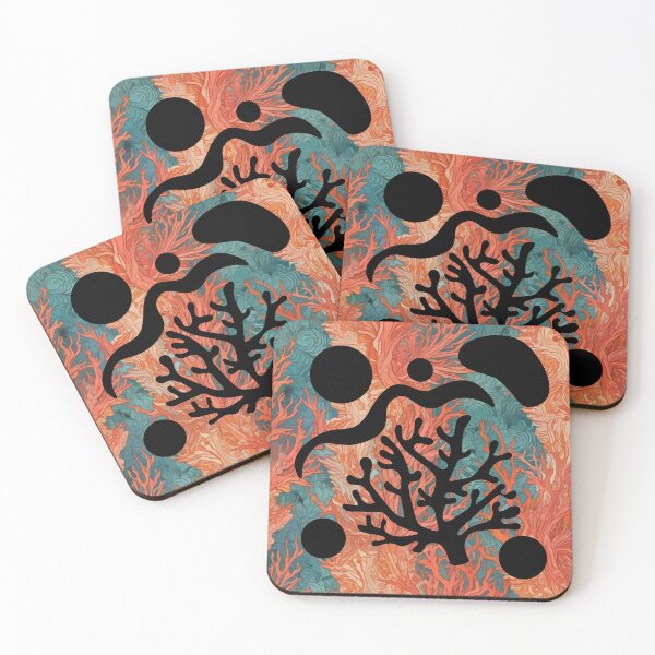 Item preview, Coral ocean abstract designed and sold by GasconyPassion.