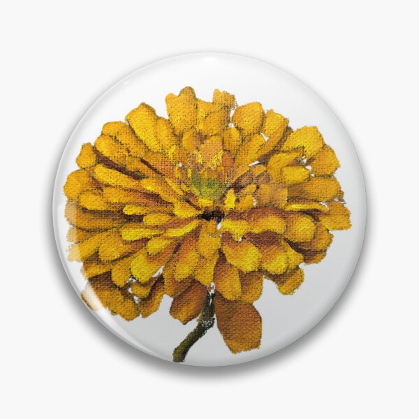Item preview, Yellow Zinnia, Painted designed and sold by PeterIainHogg.