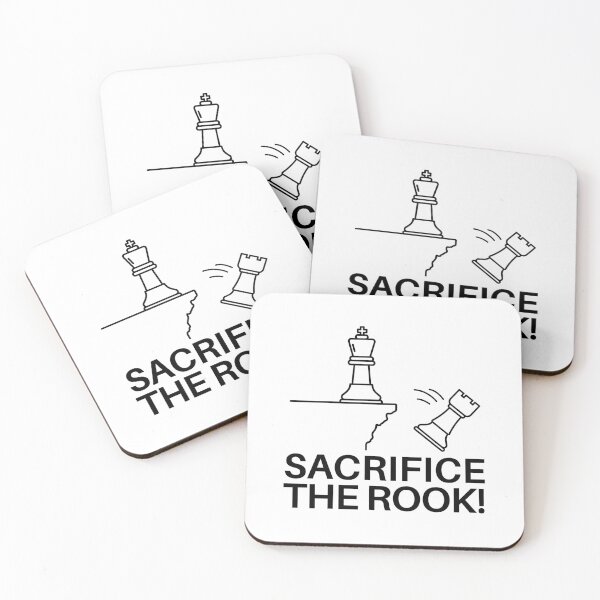 Item preview, Sacrifice the rook! - Funny chess quote designed and sold by felixpauli.