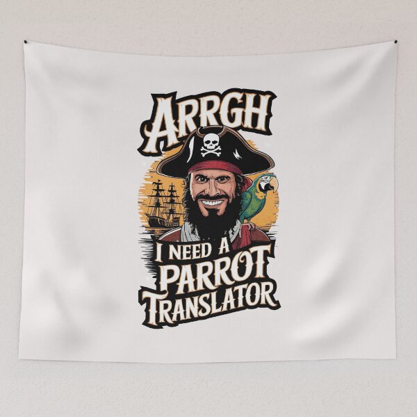 Item preview, Talk Like A Pirate Day Arrgh I Need A Parrot tlapd designed and sold by ZeptepiTrends.