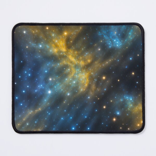 Item preview, Blue and Yellow Cosmic Radiance designed and sold by BirdsnStuff.