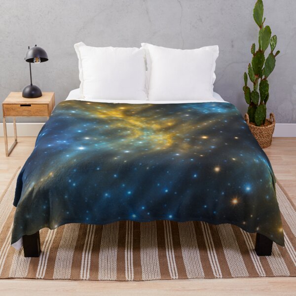 Item preview, Blue and Yellow Cosmic Radiance designed and sold by BirdsnStuff.