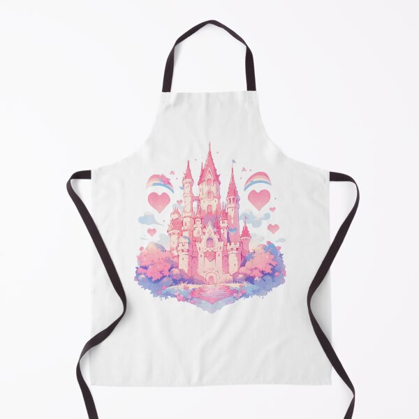 Item preview, Magical dreamy pink castle in the clouds designed and sold by WoollenLlama.