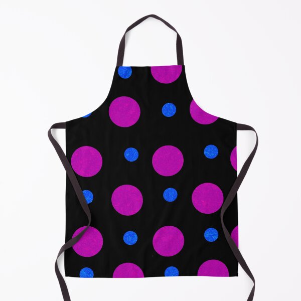 Item preview, PATTERN 018- PINK AND BLUE POLKA DOT - Gift items and personal use / Polka Dot, Pink, Black, Blue, Pattern, Balls, Abstract, Spheres, Art designed and sold by LumDesignArt.