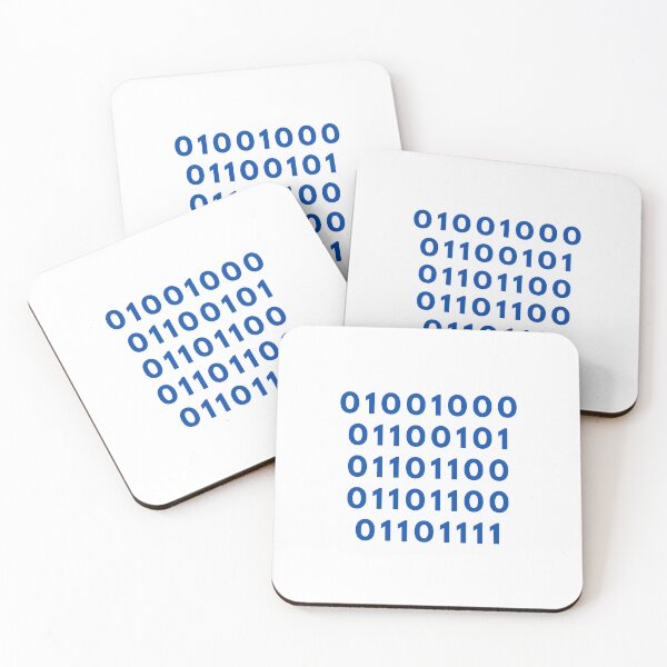 Item preview, Hello in binary code designed and sold by WolfGZ.