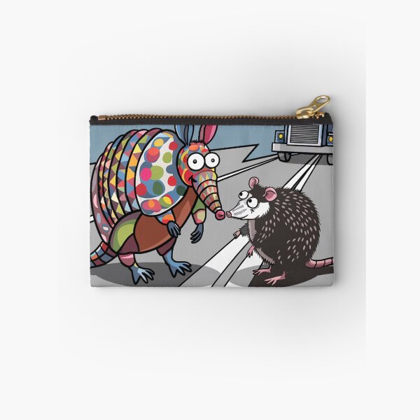Item preview, Funny Armadillo and Possum Friends Satire designed and sold by Nature's Fancy.