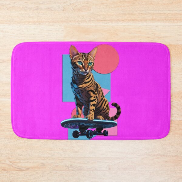 Item preview, Cyber Cat: Bengal on the Move designed and sold by purrfect pattern.