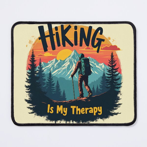 Item preview, Embrace the Serenity of Nature with Every Step HIKING Is My Therapy designed and sold by limos.