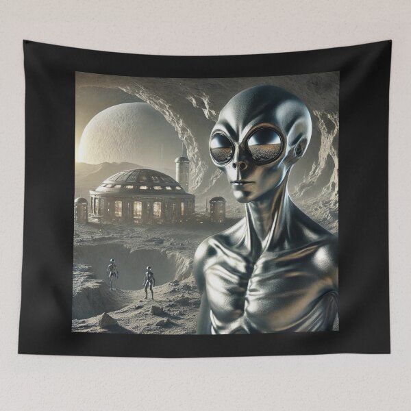 Item preview, alien landscape designed and sold by TEEJAMBOREE.