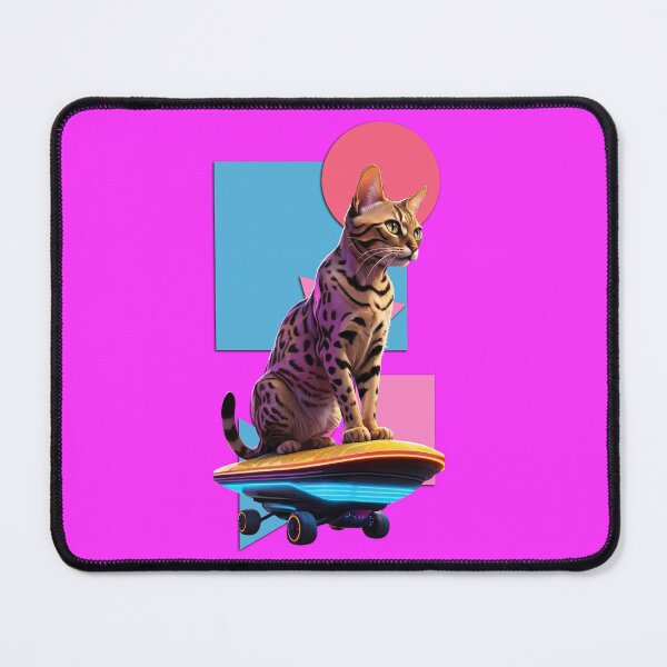Item preview, Cyber Cat: Bengal on the Move #1 designed and sold by purrfect pattern.