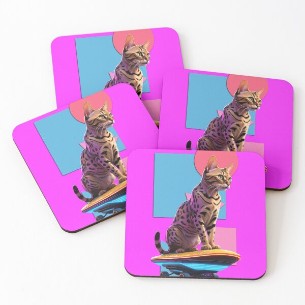 Item preview, Cyber Cat: Bengal on the Move #1 designed and sold by purrfect pattern.