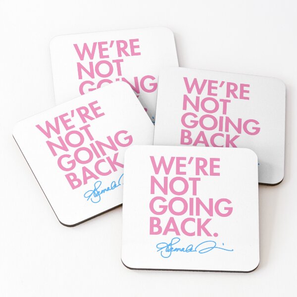 Item preview, WE'RE NOT GOING BACK - KAMALA - trans pride edition 2.0 designed and sold by Thelittlelord.