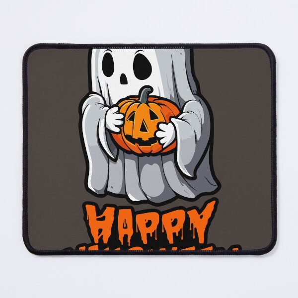 Item preview, Happy Halloween Ghost with Pumpkin designed and sold by AymyCouture.