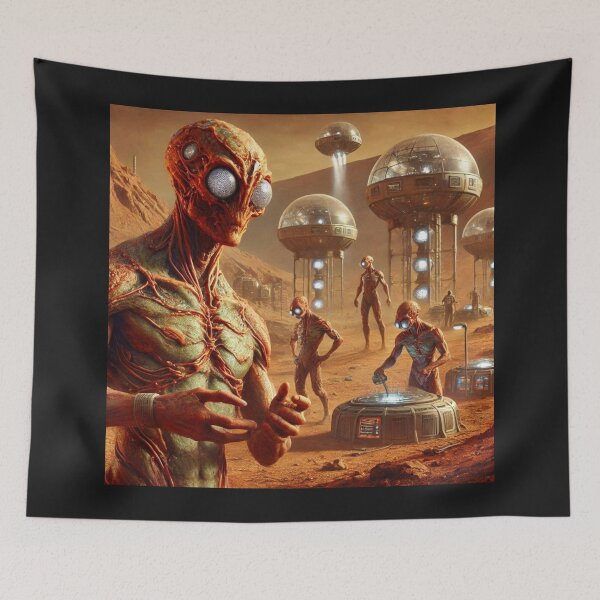 Item preview, alien landscape designed and sold by TEEJAMBOREE.
