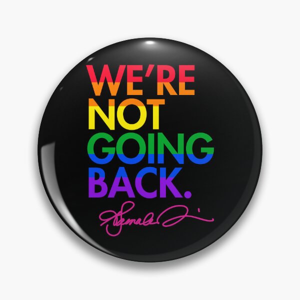 Item preview, WE'RE NOT GOING BACK - KAMALA - LGBTQ edition 1.0 designed and sold by Thelittlelord.