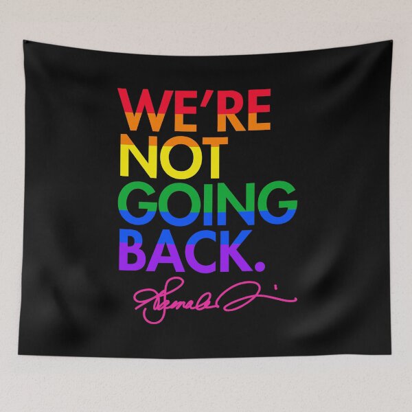 Item preview, WE'RE NOT GOING BACK - KAMALA - LGBTQ edition 1.0 designed and sold by Thelittlelord.