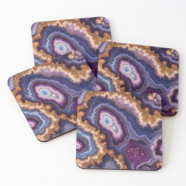 Item preview, Purple Cosmic Geode Swirl designed and sold by BirdsnStuff.