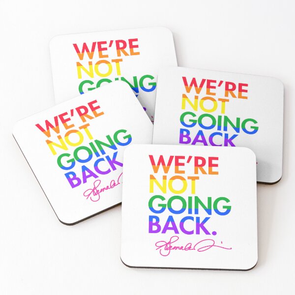 Item preview, WE'RE NOT GOING BACK - KAMALA - LGBTQ edition 2.0 designed and sold by Thelittlelord.