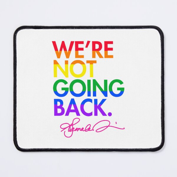 Item preview, WE'RE NOT GOING BACK - KAMALA - LGBTQ edition 2.0 designed and sold by Thelittlelord.