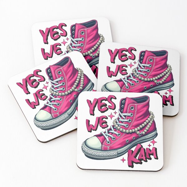 Item preview, Yes We Kam Chucks and Pearls Harris for President designed and sold by HauntandStick99.