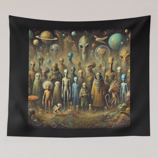 Item preview, alien landscape designed and sold by TEEJAMBOREE.