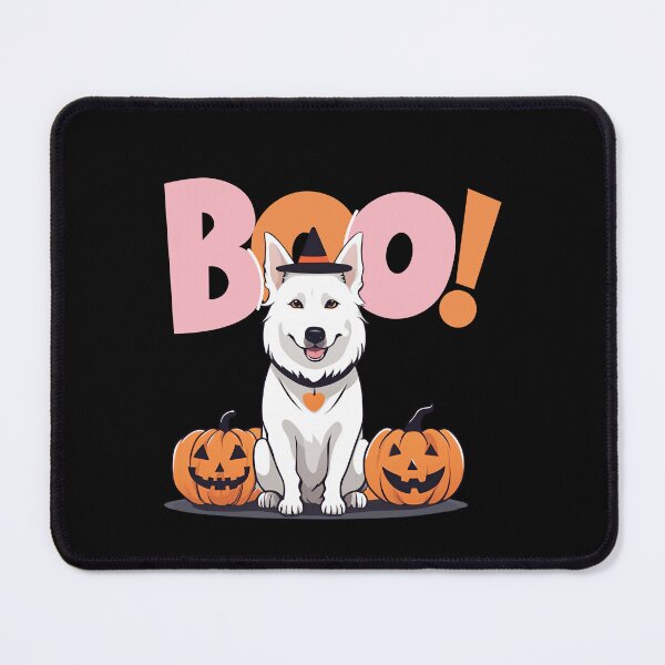 Item preview,  Boo: White Swiss Shepherd in Halloween Costume designed and sold by GoodyPaws.
