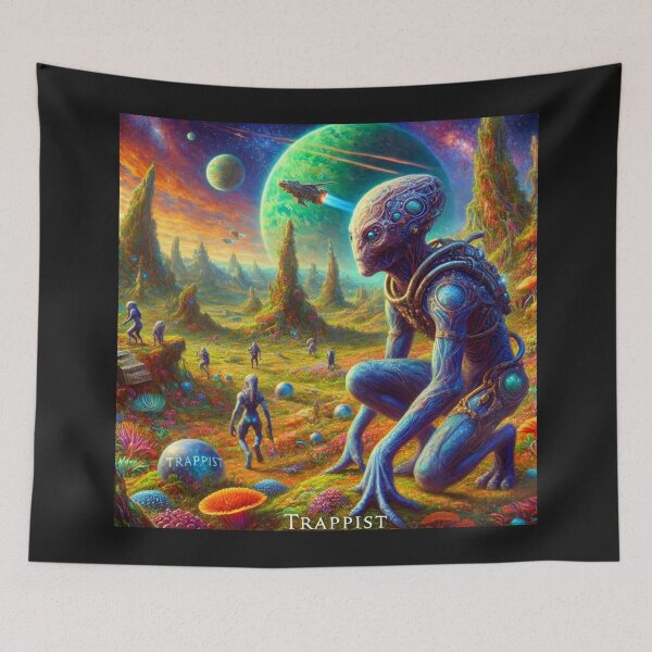 Item preview, alien landscape designed and sold by TEEJAMBOREE.