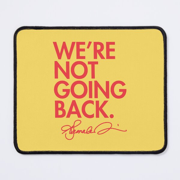 Item preview, WE'RE NOT GOING BACK - KAMALA (Orange signature) 2.0 designed and sold by Thelittlelord.