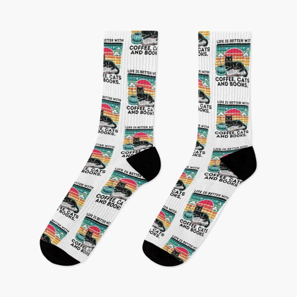 Item preview, Life is Better with Cat Coffee and Books, Banned Books, Librarians, Reading Teacher, Book Lover, Special Education Teacher designed and sold by behindthefacts.