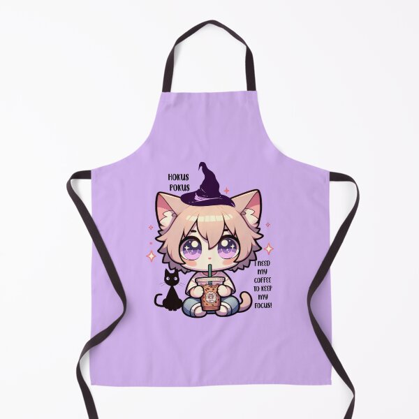 Item preview, Hokus Pokus Girl cat and her iced coffee Stickers and more designed and sold by CRandRRstickers.
