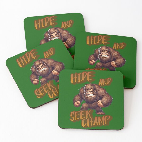Item preview, Hide and Seek Champ -  Larry the Hairy Sasquatch is out on the only day he blends in looking for candy designed and sold by 3DAF.