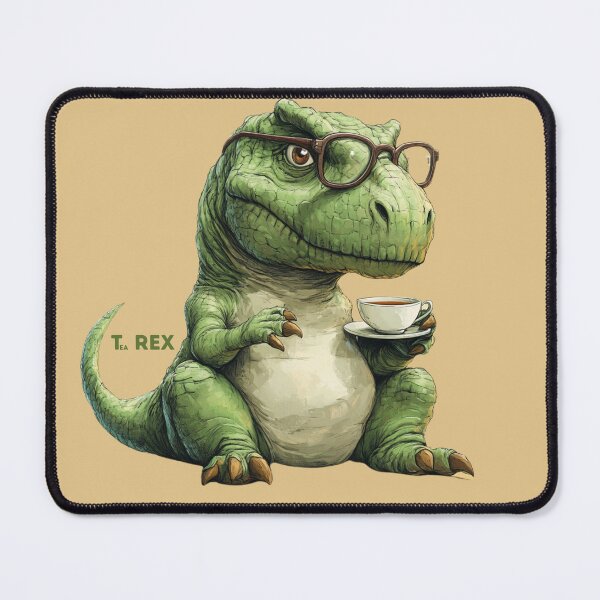 Item preview, Tea Rex (T-rex) Funny Design with text designed and sold by JonnyDesigns.