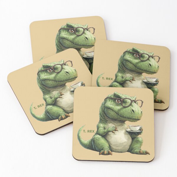 Item preview, Tea Rex (T-rex) Funny Design with text designed and sold by JonnyDesigns.