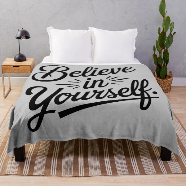 Item preview, Believe in Yourself Typography - Motivational Quote designed and sold by motivationaltee.